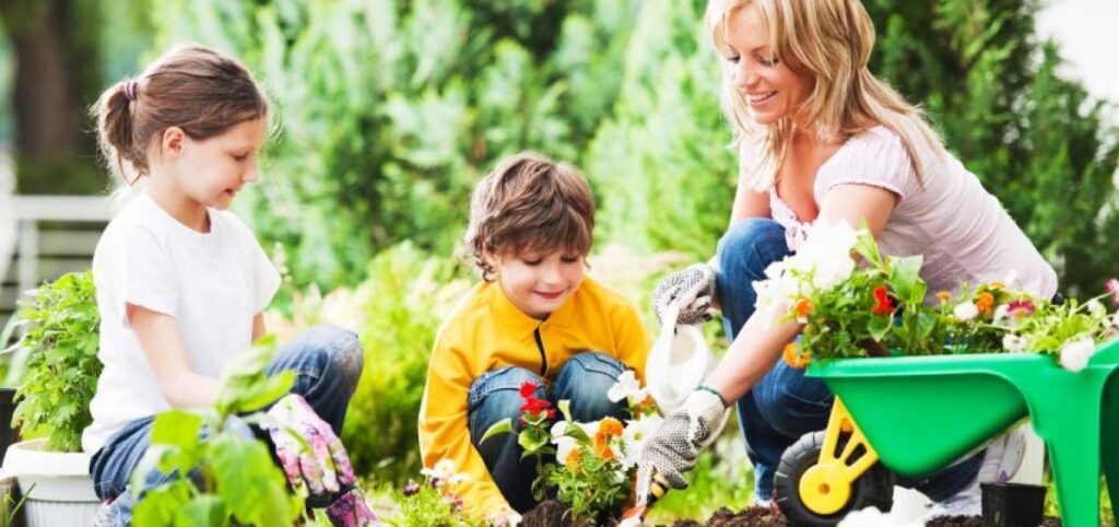 planting with kids